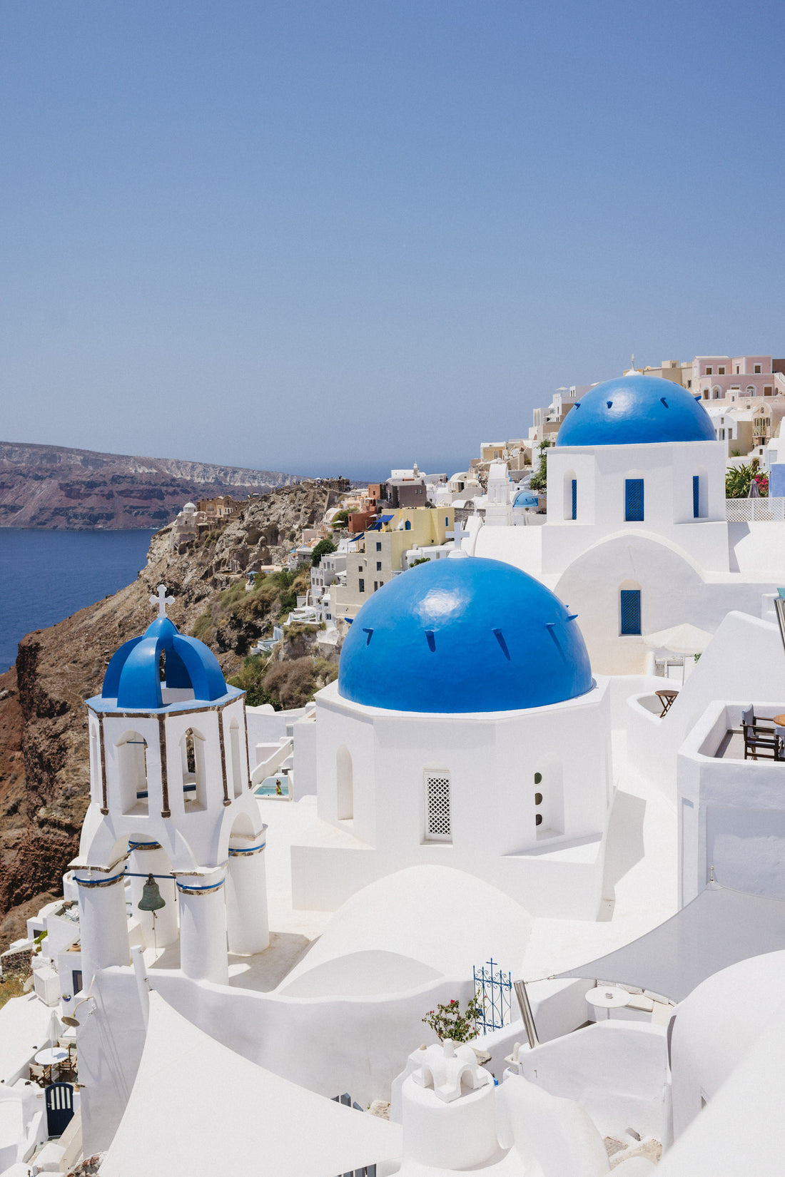 Three Domes of Oia