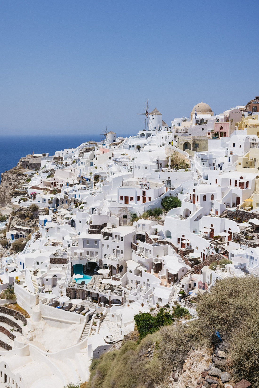 Windmills of Oia