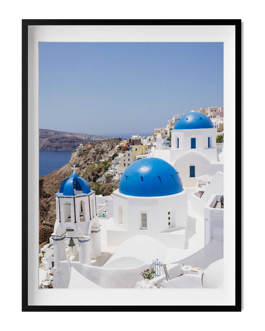 Three Domes of Oia